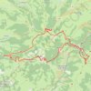 Trace GPS Tour du volcan Cantalien, itinéraire, parcours