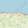Trace GPS Arromanches PortenBessin, itinéraire, parcours