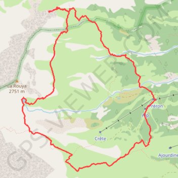 Trace GPS Belvedere des 3 refuges et lac de Puy Aillaud, itinéraire, parcours
