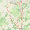 Trace GPS Boucle Saint-Antoine-de-Ficalba - Villeneuve-sur-Lot, itinéraire, parcours
