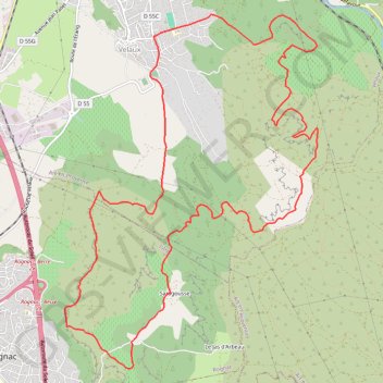 Trace GPS RR-2022-19km, itinéraire, parcours