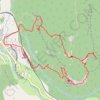 Trace GPS Rando grès d'Annot, itinéraire, parcours