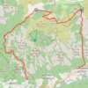 Trace GPS Tour des Gorges de Colombières et d'Héric, itinéraire, parcours