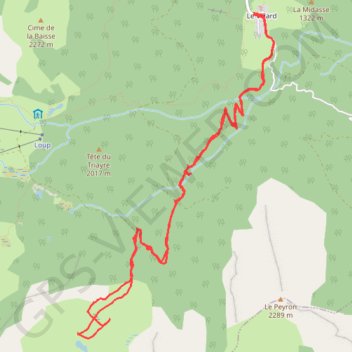 Trace GPS Les Chalets d'Amboin, itinéraire, parcours
