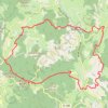 Trace GPS Circuit des sapins - Ouroux, itinéraire, parcours