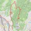 Trace GPS Mont Jalla en boucle (Chartreuse), itinéraire, parcours