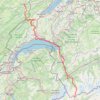 Trace GPS B03. La Via Francigena-Suisse, itinéraire, parcours