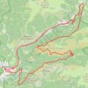 Trace GPS Mont Péla et terres rouges, itinéraire, parcours
