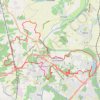 Trace GPS St Yrieix 32 kms, itinéraire, parcours