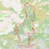 Trace GPS Descente de Bramafan (du Domaine de Courmettes), itinéraire, parcours
