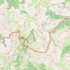Trace GPS Route from Refuge du Lac d'Allos to ST-DALMAS Village, itinéraire, parcours