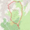 Trace GPS Col de Charbonnière, itinéraire, parcours