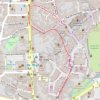 Trace GPS Balade en ville "le quartier médiéval", itinéraire, parcours