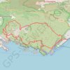 Trace GPS Les calanques depuis le bestouan, itinéraire, parcours