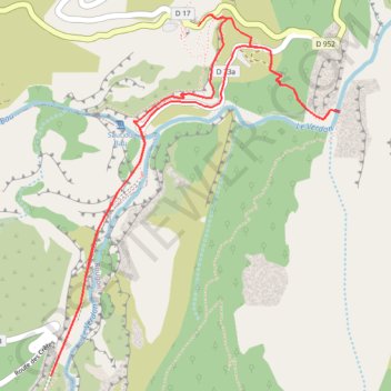 Trace GPS Sentier découverte du Lézard, itinéraire, parcours