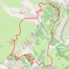 Trace GPS Prapic le Jujal le Queyrellet, itinéraire, parcours