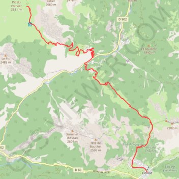 Trace GPS Queyras - Col Furfande - Ceillac, itinéraire, parcours