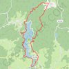 Trace GPS Tour du Lac de Chaumeçon, itinéraire, parcours