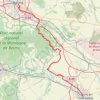 Trace GPS GR654-3-05 De Reims à Châlons-en-Champagne, itinéraire, parcours
