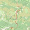 Trace GPS Stevenson - Station du Mont Lozère - Mijavols, itinéraire, parcours