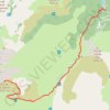 Trace GPS Pic de la Sabine, itinéraire, parcours