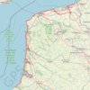 Trace GPS Sentier du littoral de Bray-Dunes au Tréport, itinéraire, parcours