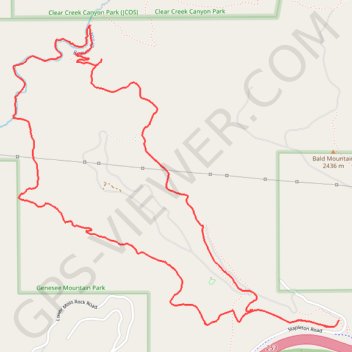 Trace GPS Beaver Brook Loop, itinéraire, parcours