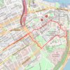Trace GPS Balade dominicale dans le Vieux-Québec, itinéraire, parcours
