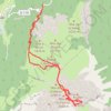 Trace GPS Pointe d'Areu, itinéraire, parcours
