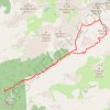 Trace GPS Bel Pinet-Lac Néal-Vallon de Pansier-Bel Pinet, itinéraire, parcours