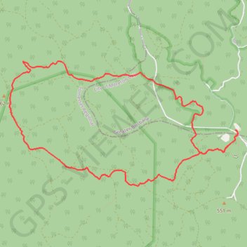 Trace GPS Somerset Trail, itinéraire, parcours
