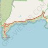 Trace GPS Cape Schanck - Mornington Peninsula, itinéraire, parcours