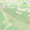 Trace GPS Serre de Rioms, itinéraire, parcours