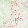 Trace GPS Circuit des Coteaux de Gascogne - Francescas, itinéraire, parcours