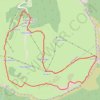 Trace GPS Raquettes Ceüse par Crête et le marais du raus retour par sommet des marseillais, itinéraire, parcours