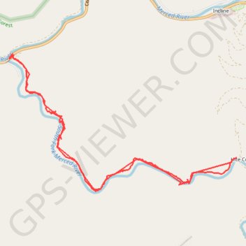 Trace GPS Hite Cove, itinéraire, parcours