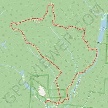 Trace GPS Mount Singer, itinéraire, parcours