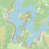 Trace GPS Nergout - Barrage de Vassivière, itinéraire, parcours