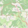 Trace GPS Beaumont Boucle roc du corbeau, itinéraire, parcours
