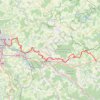 Trace GPS GR534 Randonnée de Nancy à Blâmont (Meurthe-et-Moselle), itinéraire, parcours