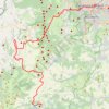 Trace GPS Étape 1 : Clermont-Ferrand - Murol, itinéraire, parcours