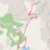 Trace GPS Lac d'Allos - Lac du Trou de l'Aigle - Refuge du lac d'Allos, itinéraire, parcours