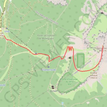 Trace GPS 2015-02-22T15:28:01Z, itinéraire, parcours