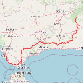 Trace GPS Southern Section — European Divide Trail, itinéraire, parcours