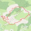 Trace GPS Le tour du Mont Auvare, itinéraire, parcours