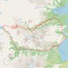 Trace GPS Jenny Lake, Lake Solitude, Paintbrush Peak, Holly Lake and String Lake Loop, itinéraire, parcours