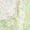 Trace GPS Étape 1 : combine chemins et petites routes, itinéraire, parcours