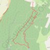 Trace GPS Le Molard Grandjean depuis Botozel, itinéraire, parcours