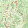 Trace GPS Circuit l'Ain à vélo n° 15 - Cavets et ventres jaunes, itinéraire, parcours