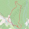 Trace GPS Rando gres d'Annot, itinéraire, parcours